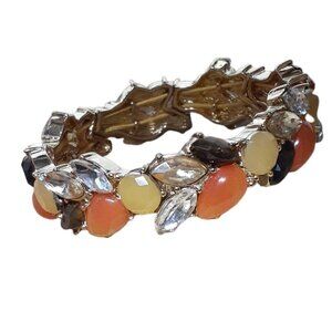 Mixed Jewel Rhinestone Stretch Bracelet Costume Jewelry Mixed Colors Beautiful